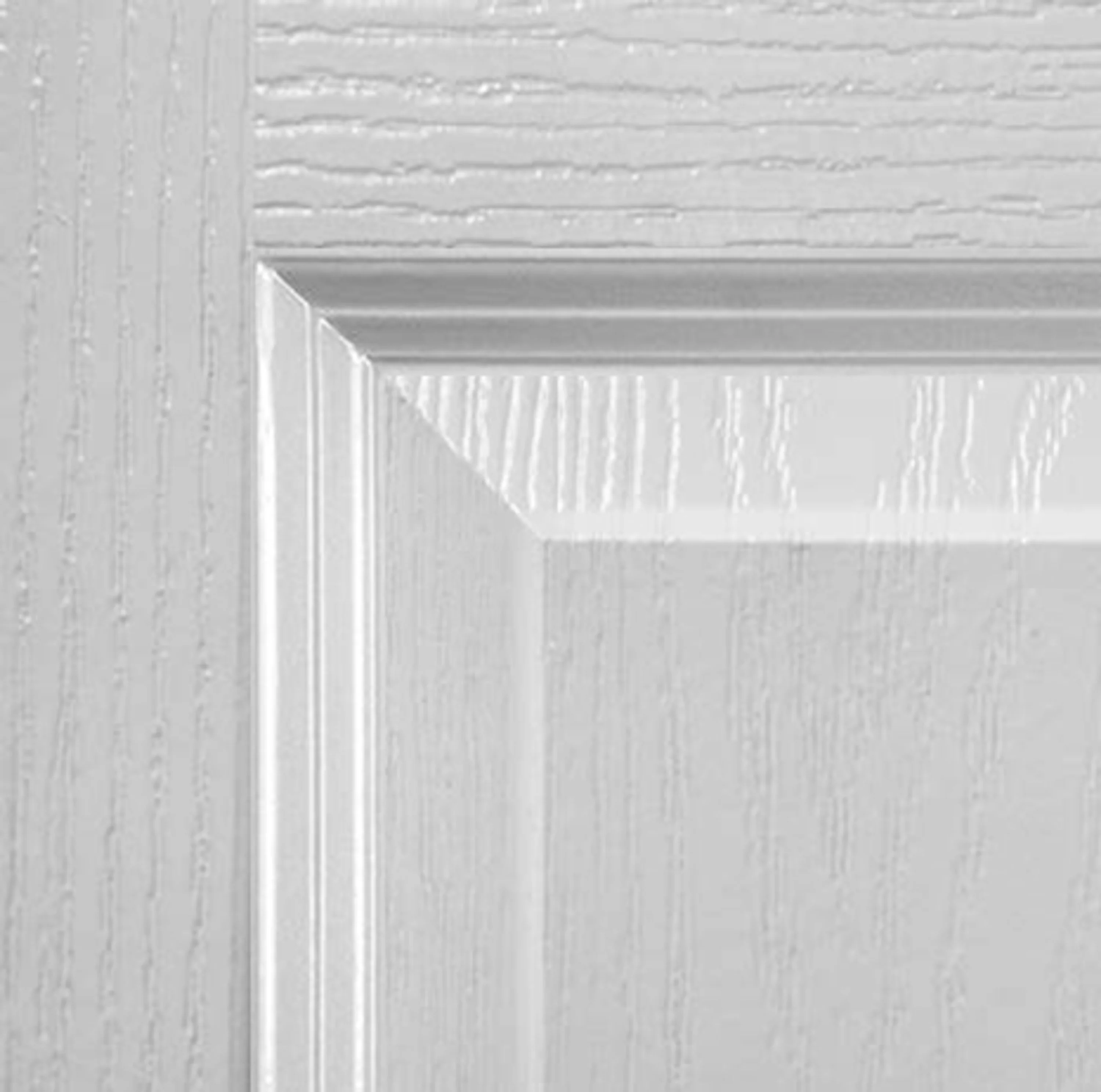 4 Panel White Woodgrain Oakfield Hollow Core Door - Image 3