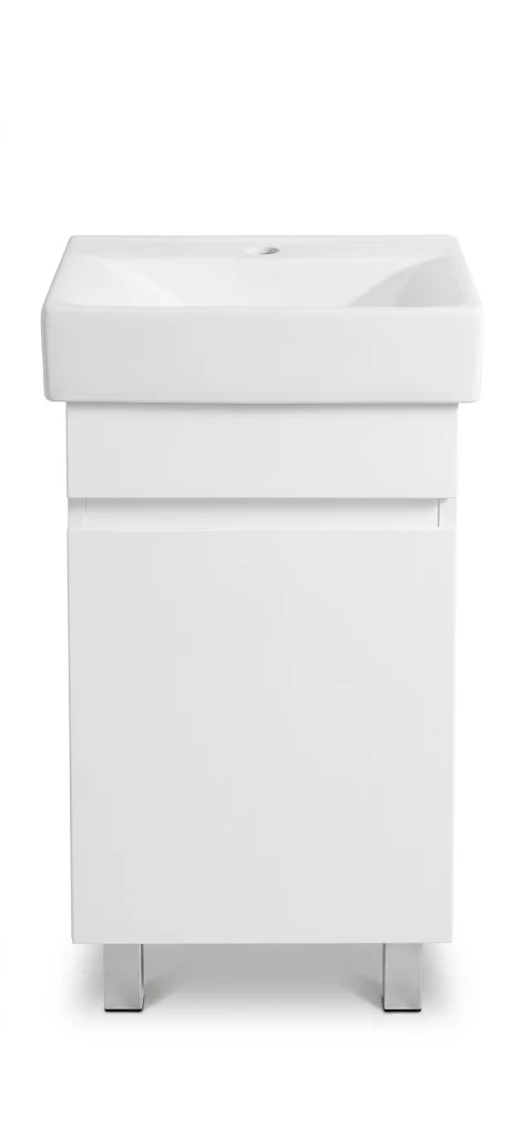 Square Vanity White Gloss 450mm