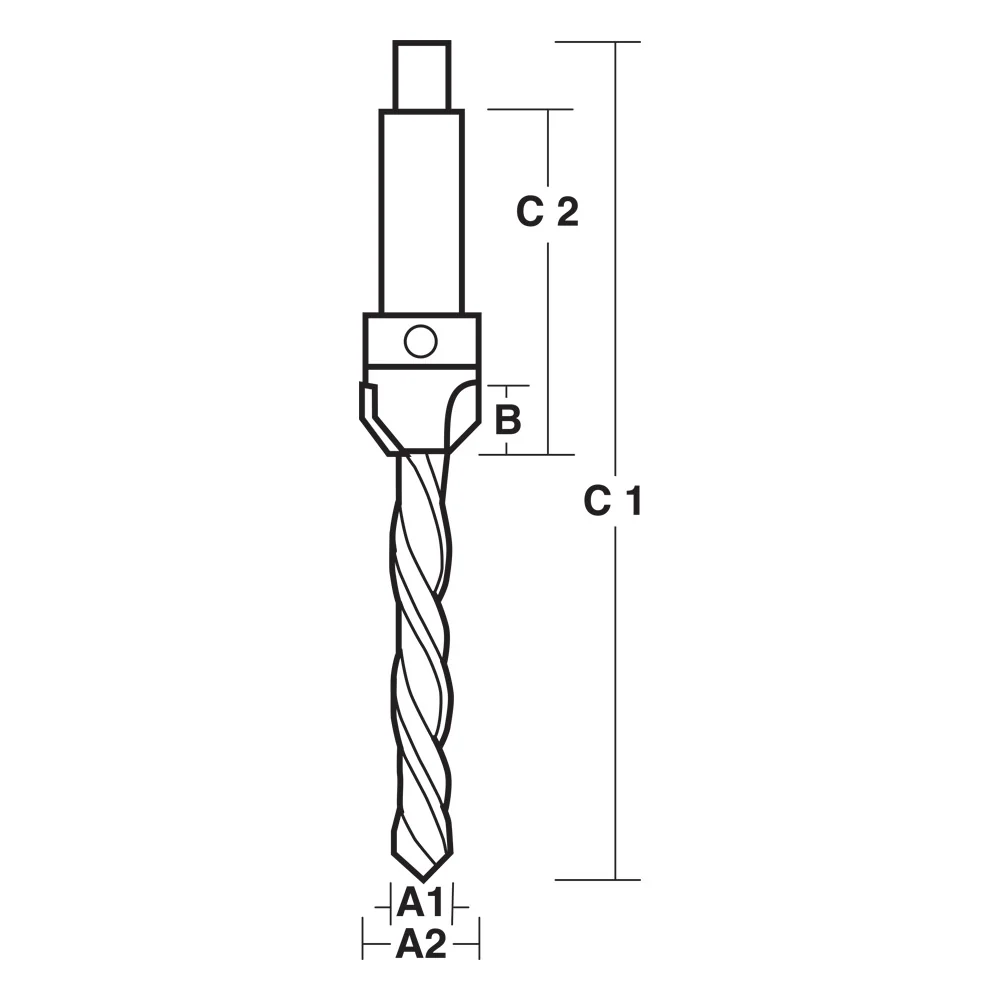 Carbitool Drill Countersink – Carbide Tipped DCS3.2 - Image 2