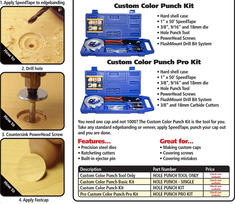 Fastcap Custom Colour Punch Kit Cover Caps - Image 4