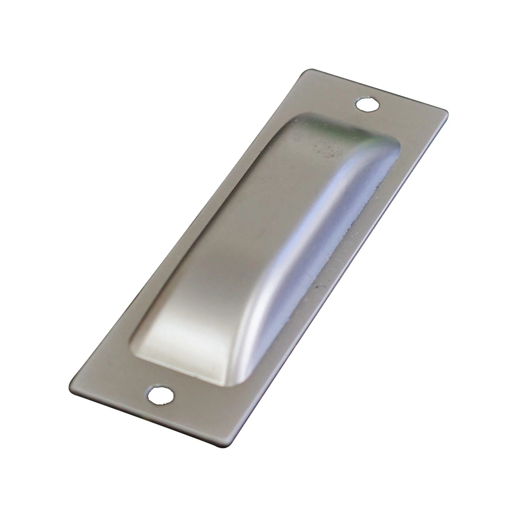 Flush Pull Handle - Chrome & Satin - Image 2