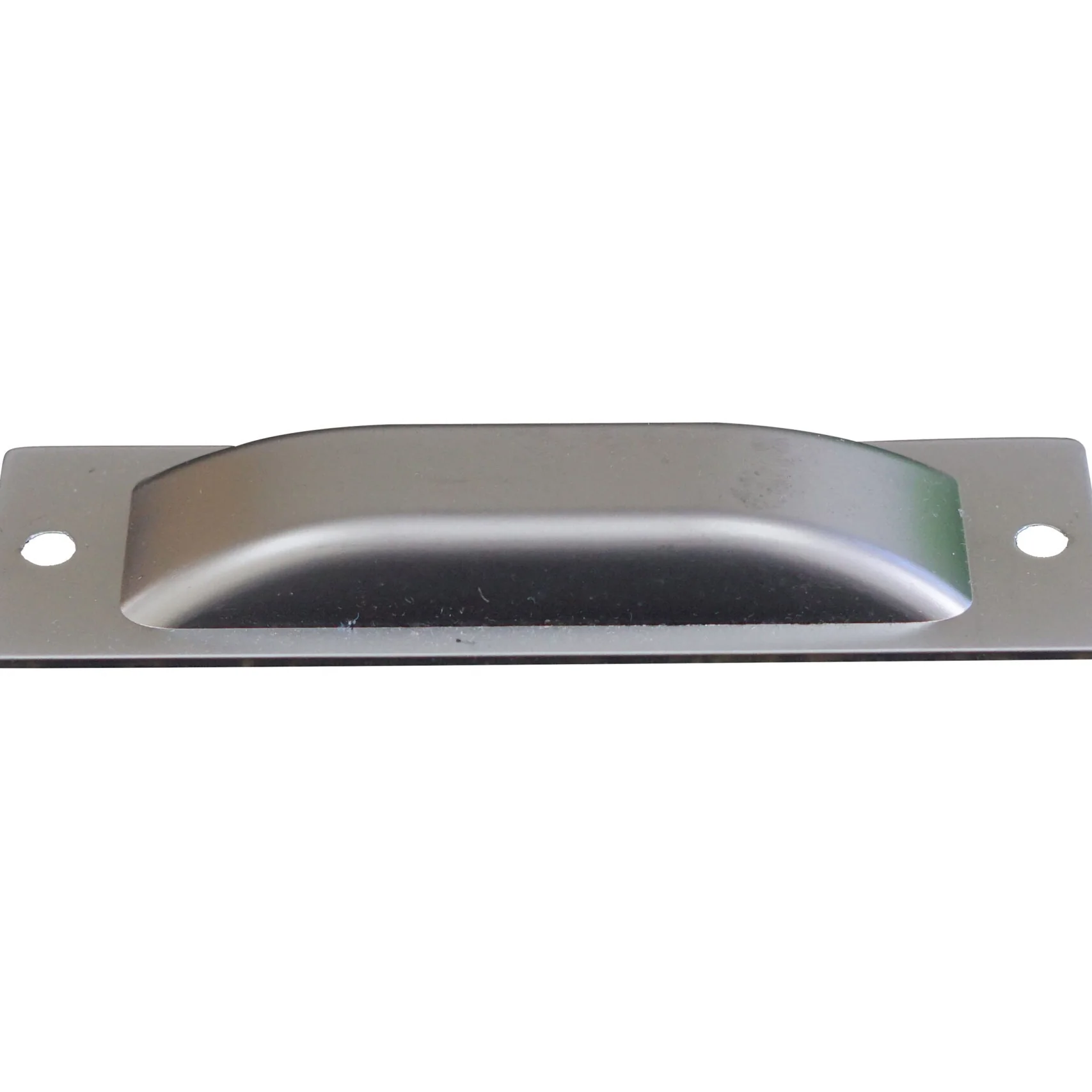 Flush Pull Handle - Chrome & Satin - Image 3