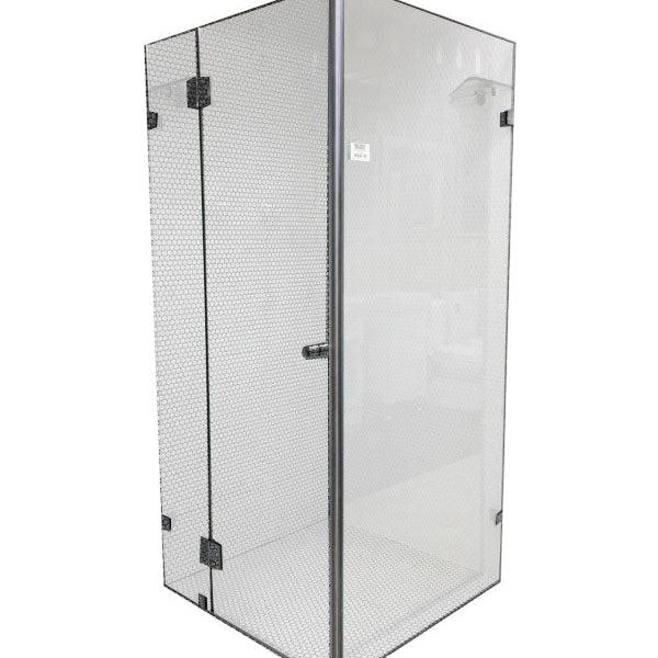 Frameless Square Showerscreen
