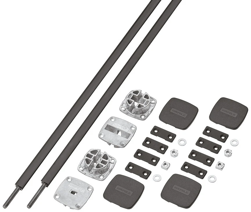 Hafele Planofit Door Straightener Door Set - Up To 2650mm White - By Hafele - Image 2