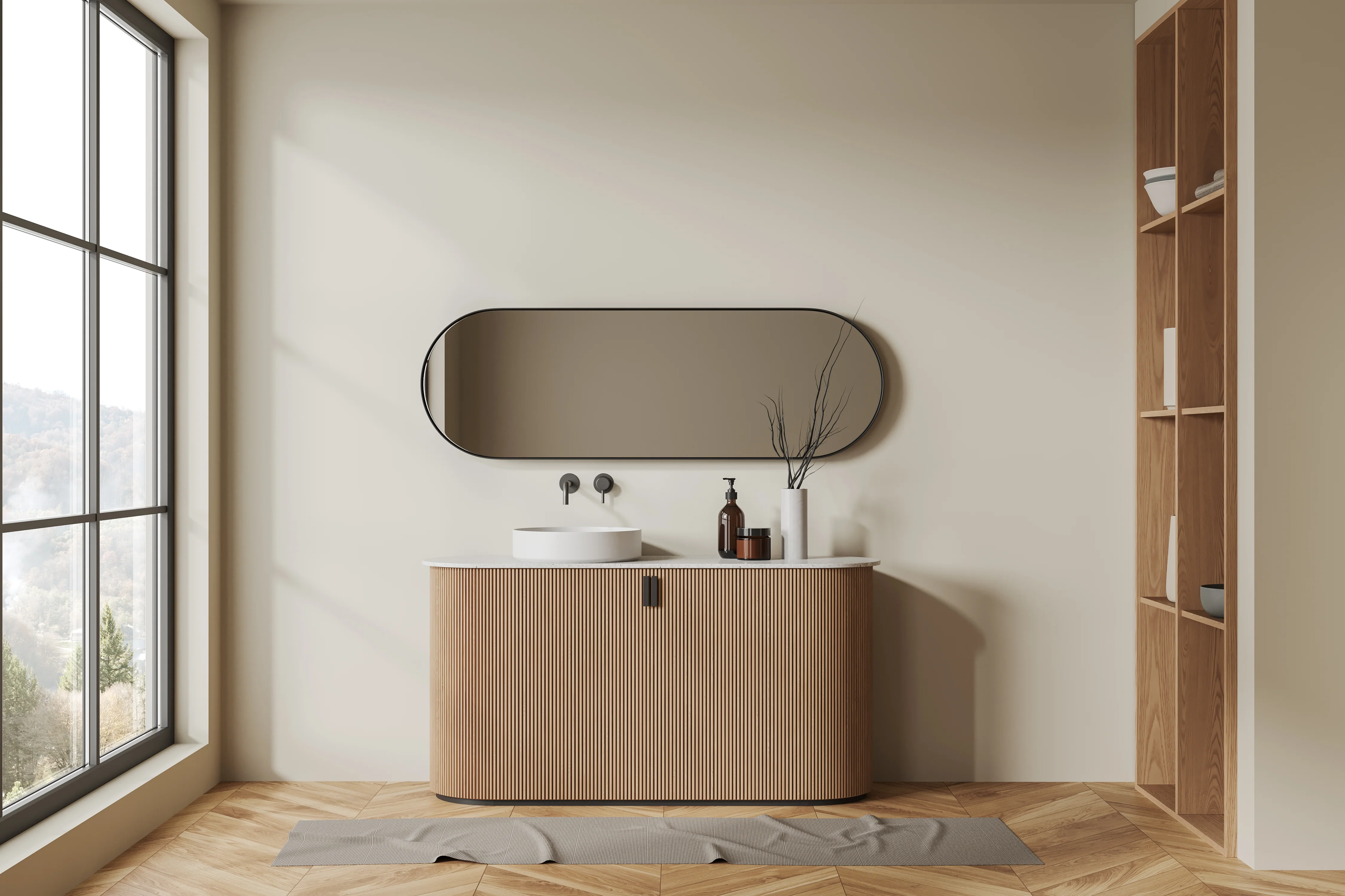 Half Round 11mm Panel 2400x1200x9mm - Raw MR MDF - Image 4