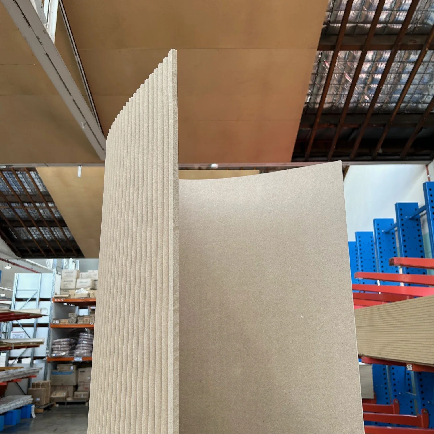 Half Round Bending Panel 2400x1200x9mm - Raw MR MDF - Image 11