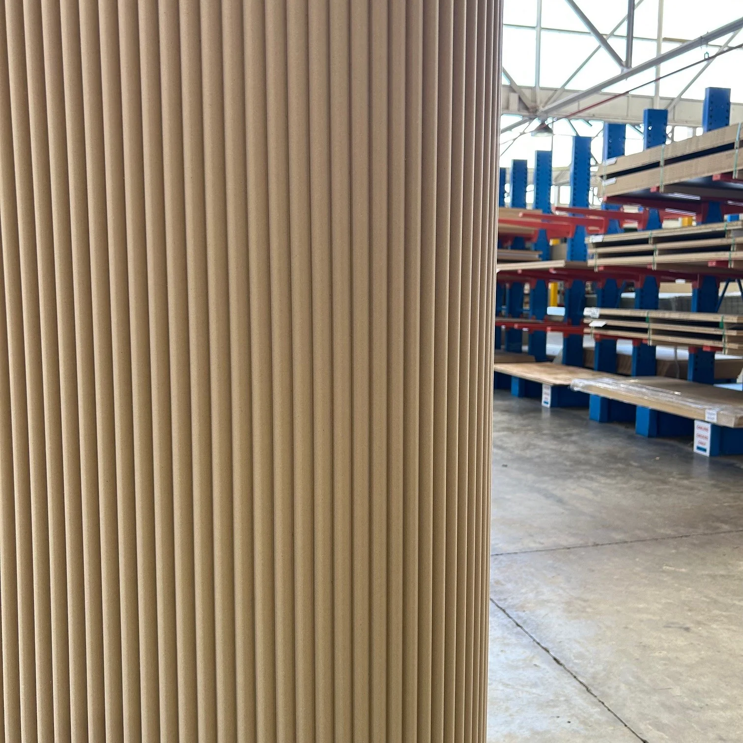 Half Round Bending Panel 2400x1200x9mm - Raw MR MDF - Image 12