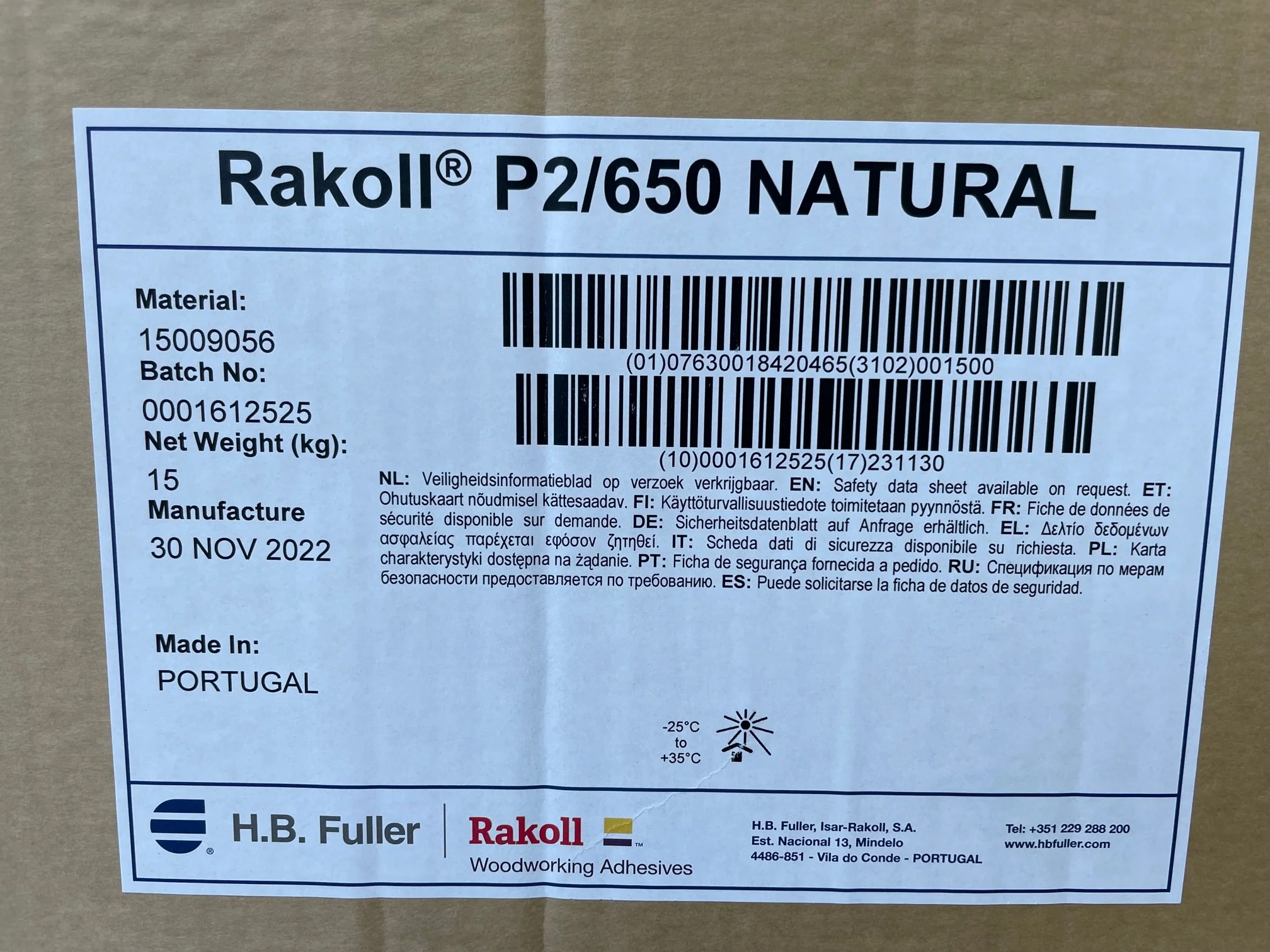 Hotmelt Rakoll P2/650 Edgebander Glue Slugs Natural - Image 4