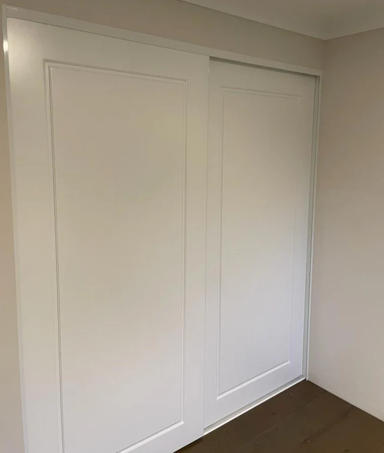 Polyurethane Painted Routered Design Wardrobe Sliding Doors Up To 2400mm Height by Trademaster
