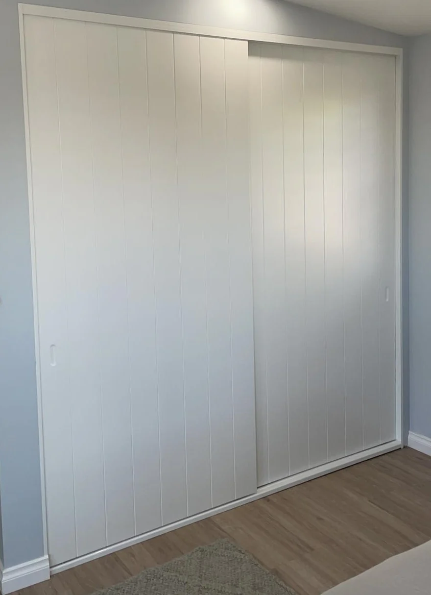 Polyurethane Painted Routered Design Wardrobe Sliding Doors Up To 2400mm Height by Trademaster - Image 3