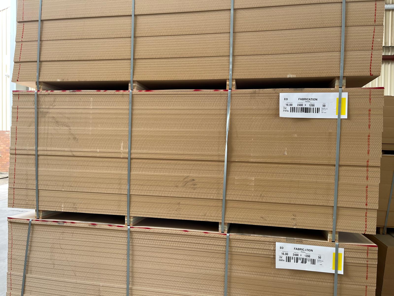 Raw Standard MDF 16mm x 2400x1200mm Downgrade - Australian Made