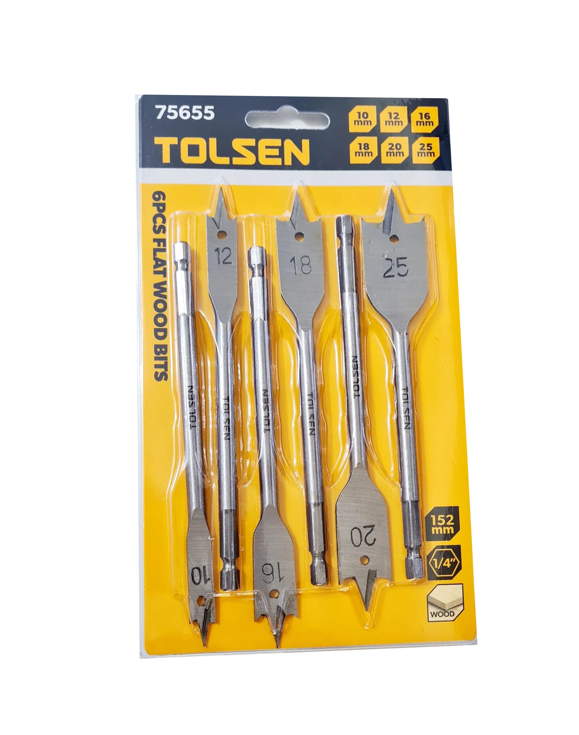 Speed Bore Bits Set 6pcs - By Tolsen