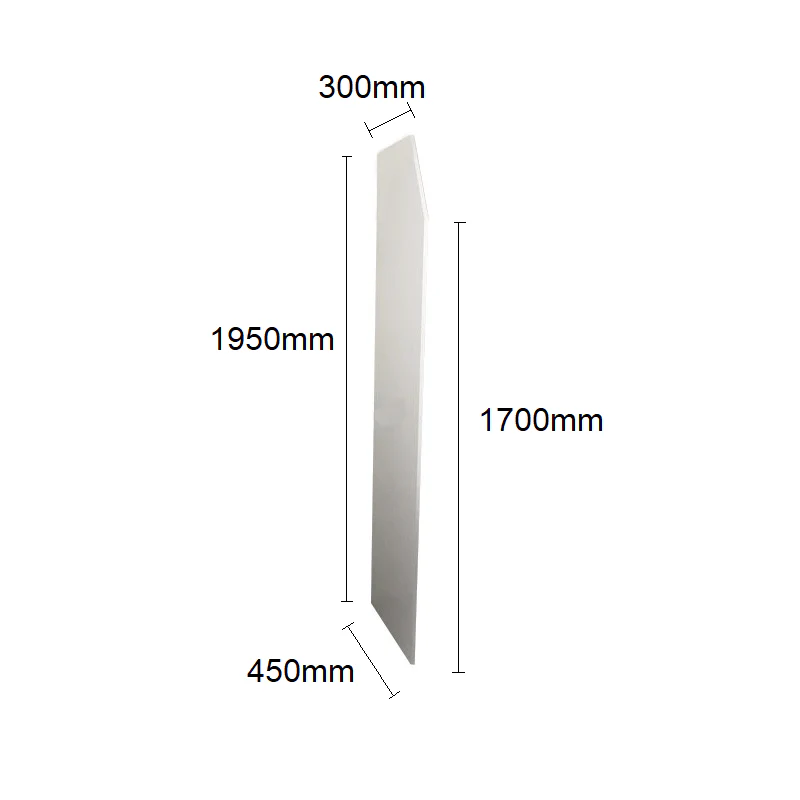 Splayed Shelving Panel 1950mm x 450mm - Image 4