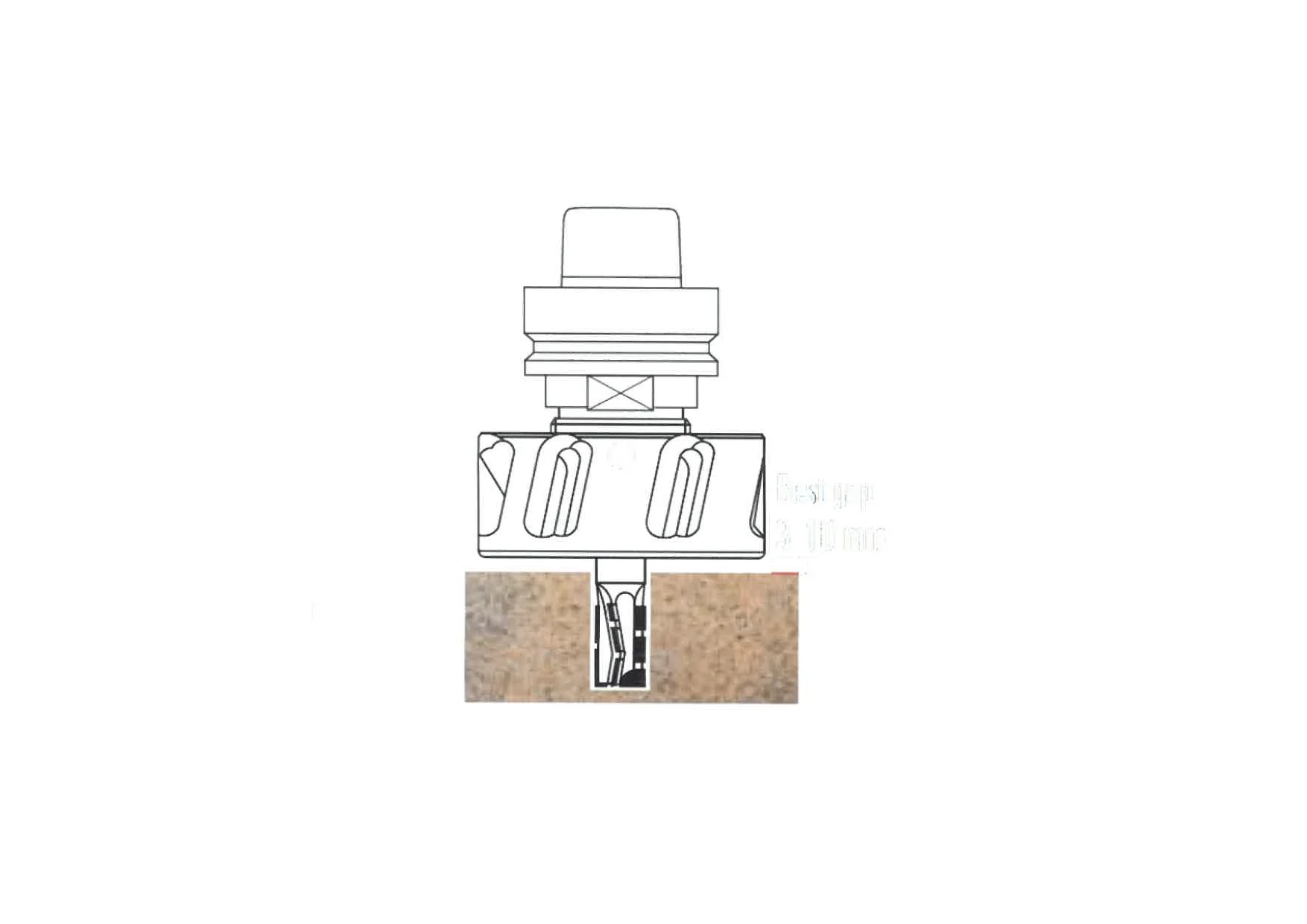 Dust Chip Extraction Nut with Spanner for CNC Router Dust Extracting - Image 5