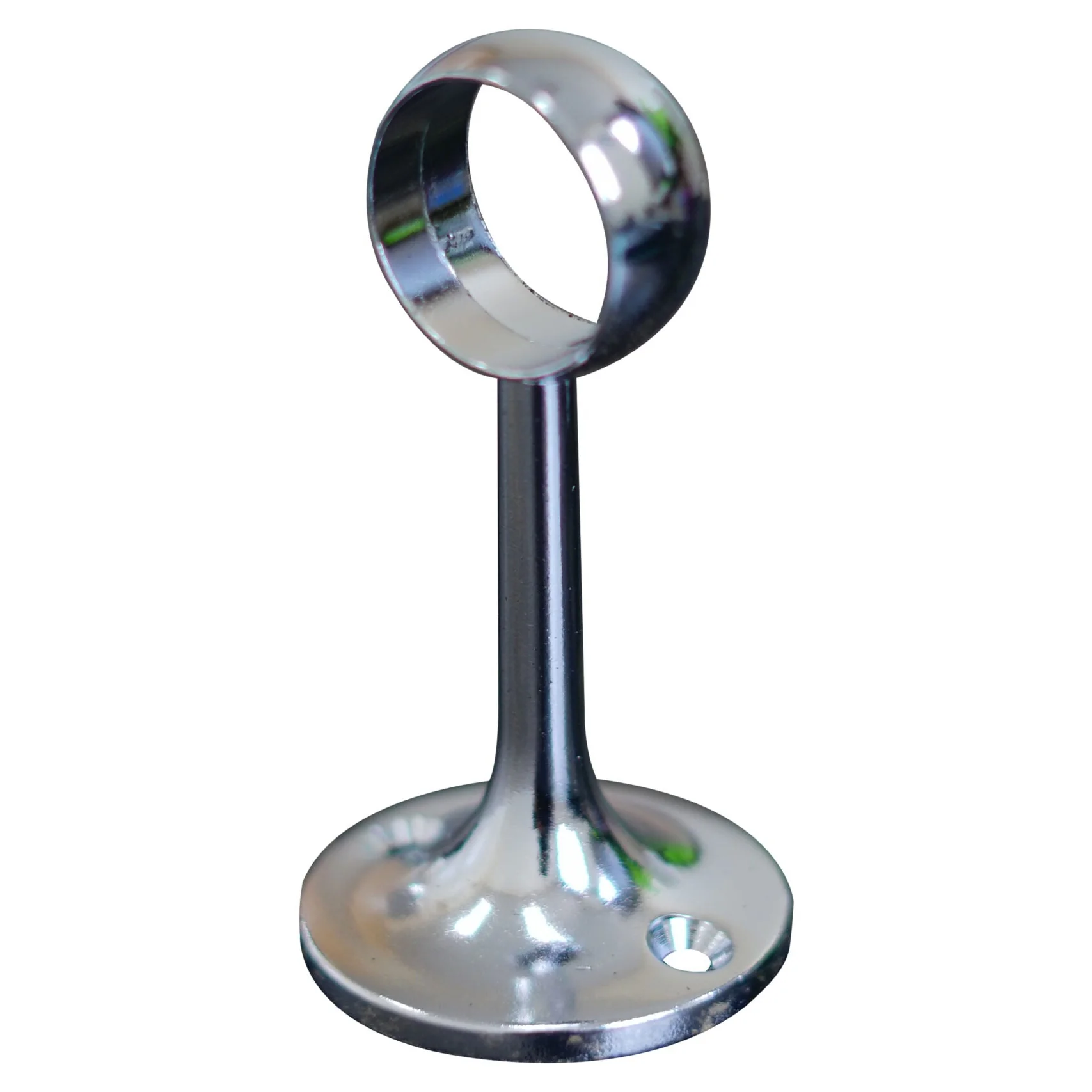 Wardrobe Centre Flange With Arm - Round