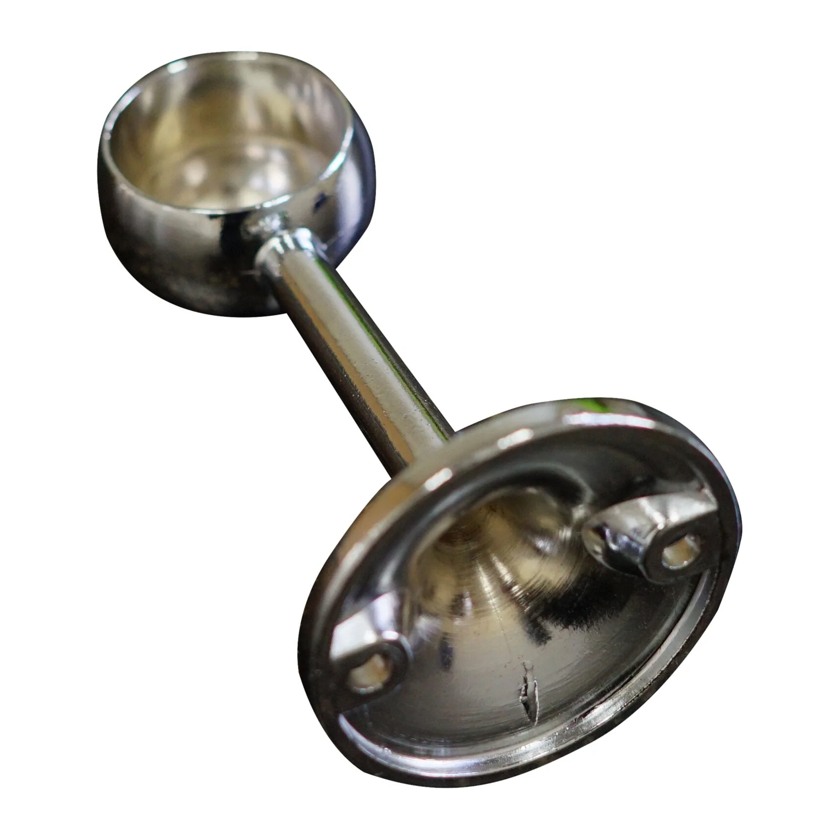 Wardrobe End Flange With Arm - Round - Image 2