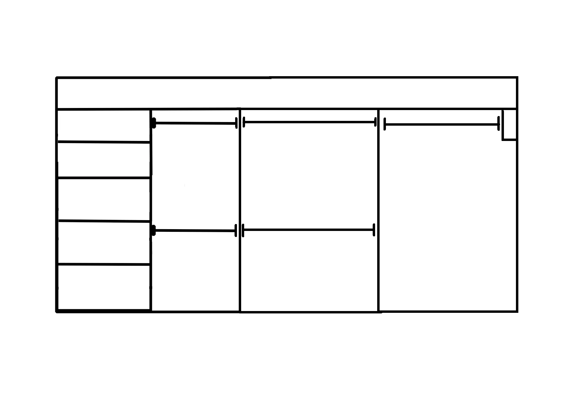 Wardrobe From 2400mm-3600mm Width - 5 Hangers 1x458w Shelf Tower - WR36HSH