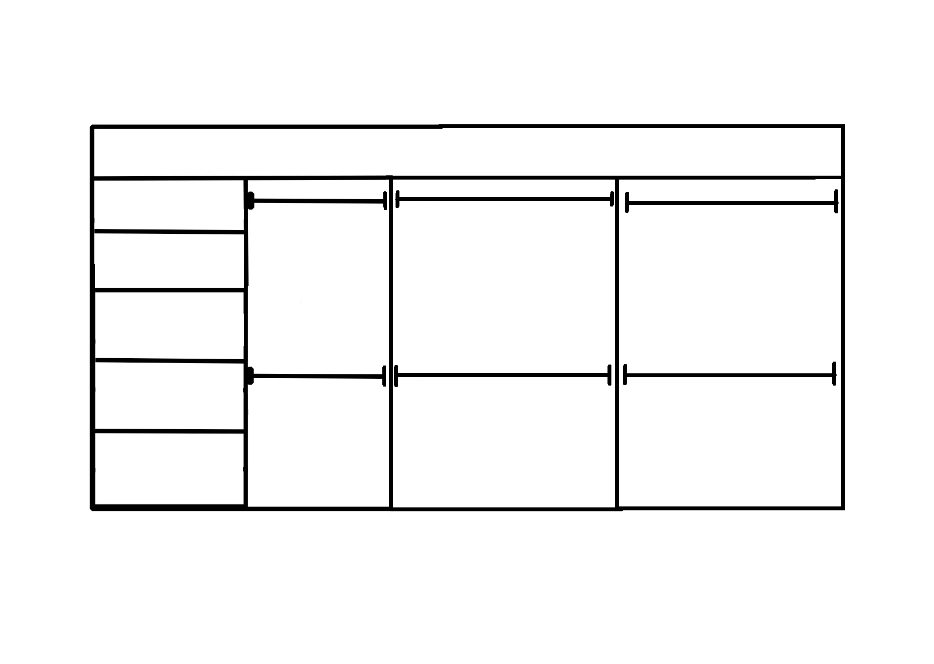 Wardrobe From 2400mm-3600mm Width - 6 Hangers 1x458w Shelf Tower - WR36DHS