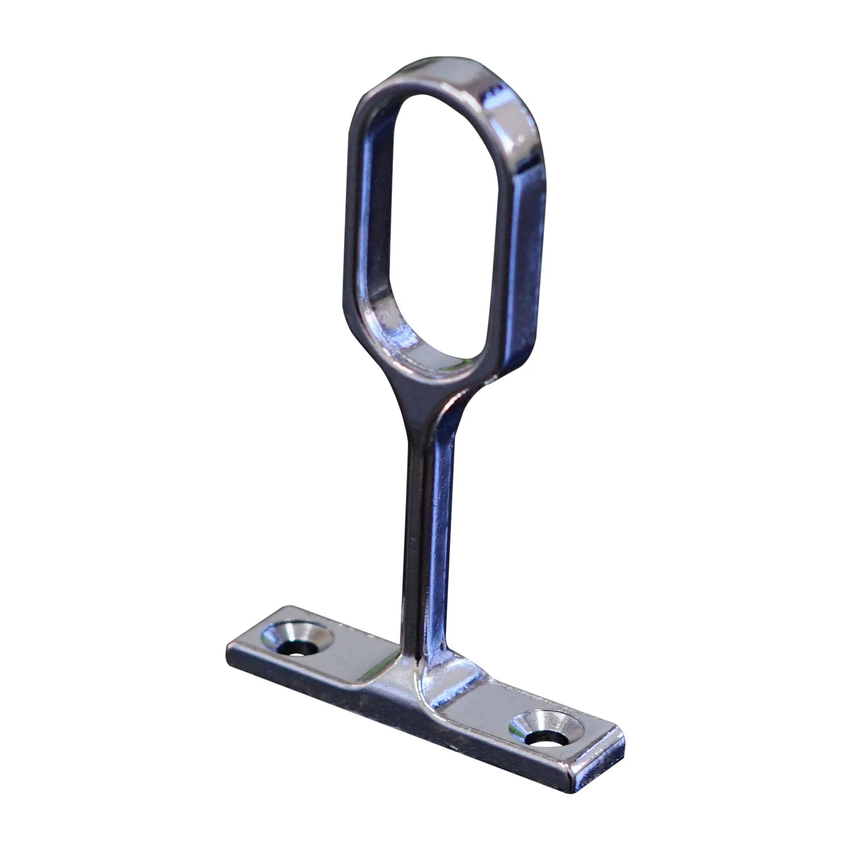 Wardrobe Centre Flange With Arm - Oval