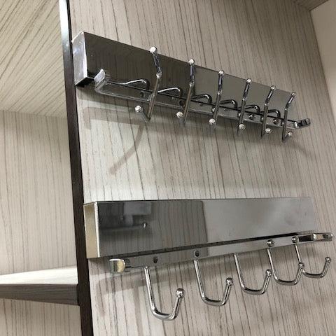 Wardrobe Tie Rack - Black or Chrome - Image 4