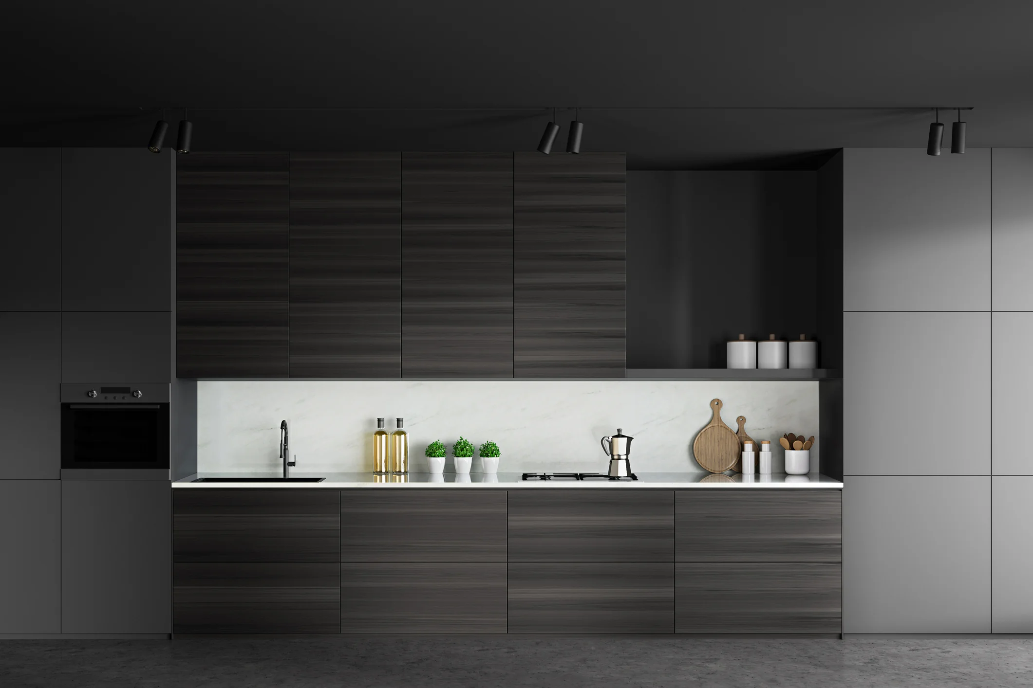 White Marble Splashback - Image 3